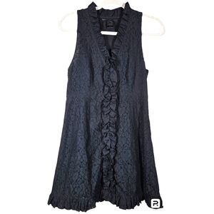 Marc by Marc Jacobs black lace mini dress size 6